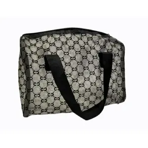 Bolso Cosmetiquera Grande Tela Estampado