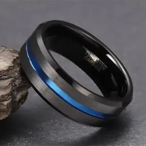 ANILLO CON INTERIOR AZUL