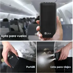Power Bank Batería Portátil 10000mah 4 C