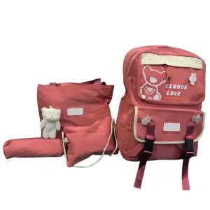 Set Maleta Escuela 5 Piezas Morral Osito