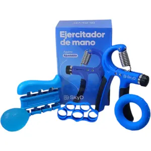 Fortalece tu agarre con el Ejercitador de Mano x5 Azul - Hand Grip Ejercitador de Mano x5 Azul