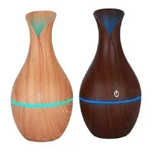 Humidificador Pebetero Diseño Madera Dif