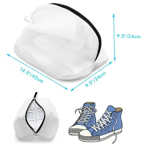 Bolsa Malla Lavar Zapatos + Soportes