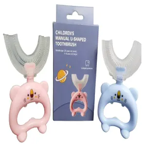 Cepillo de dientes en forma de U