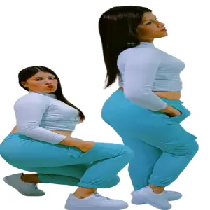 JOGGER DAMA CARGO VERDE MENTA