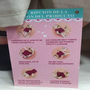 muñeca bebe real con sonidos