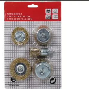 5PC SET DE CEPILLO EN ALAMBRE 5 PC