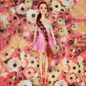 Muñeca Princesa Vestido Encaje Juguete