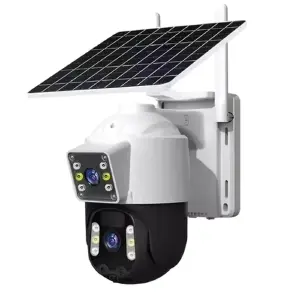 Camara IP Red PTZ 4G Panel Solar Monitor
