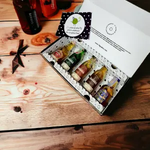 Caja premium de mini botellas de Whisky