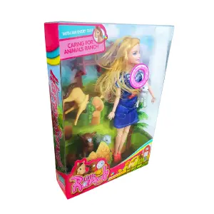 Muñeca Granja Mascota Pony Juguete