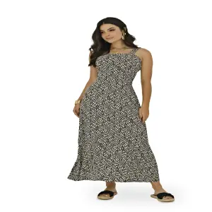 VESTIDO EN RAYON VISCOSA ref. 8862