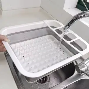 ESCURRIDOR DE PLATOS PLEGABLE PLASTICO