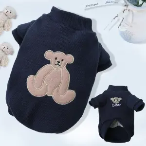 Camiseta Osito Azul-Ropa Mascota