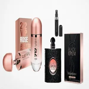PROMO DUO  BLACK OPIUM 212 VIP ROSE