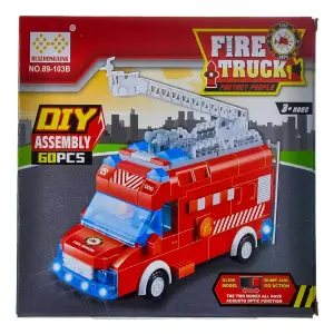 Camion Bombero Grua Juguete Armables