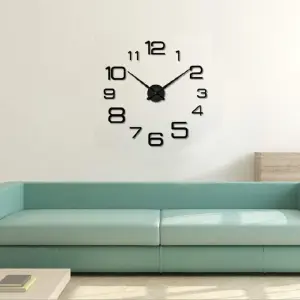 Reloj pared pegatina sticker 3D1