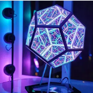 Lampara LED Arte Espacial DODECAEDRO