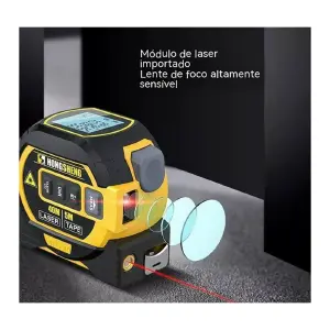 Metro Láser con Cinta Métrica 40 Metros