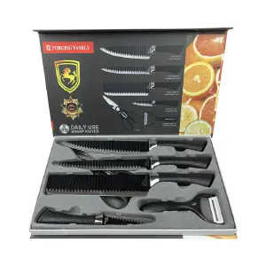 Set de cuchillos x6 piezas