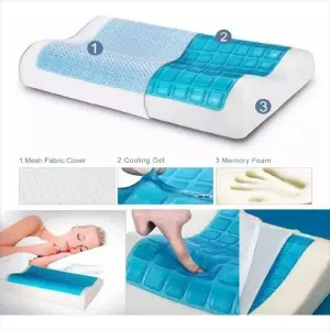 Almohada Ortopédica Memory Foam Gel
