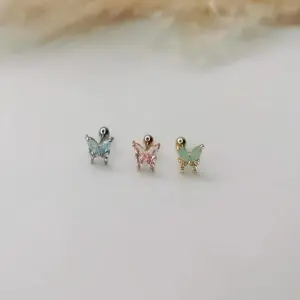 pircig de mariposas con cristales
