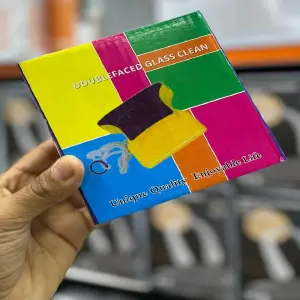 Limpiador de vidrio magnético doble