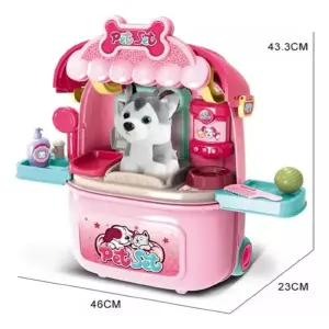 Maleta Juguete Veterinaria Niña 2 En 1 C