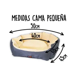 CAMA POLIGONAL GARDENIA PARA MASCOTAS