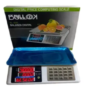Balanza Teclado Acero Bullok, 0,5 a 40 K