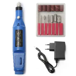 Kit Pulidora Uñas 6 Cabezales Metal 6 Az