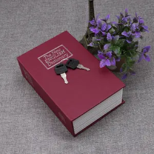 Caja Fuerte Pequeña Tipo Libro Diccionar