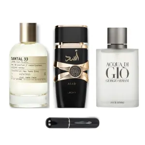 ASADLATAFFA+ACQUADIGIO+SANTAL33+PERFUMER