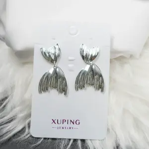 ARETE RODIO TIPO SIRENA PLATEADO