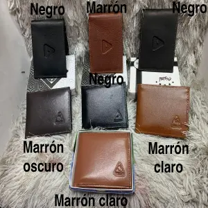 Billetera Hombre Cuero Pura Casta Caja