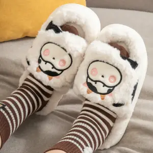 Chancla Pantufla Vaca: Comodidad y Estilo - Chancla Pantufla Vaca 11CM050B