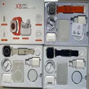 Combo SmartWatch X8 Blanco