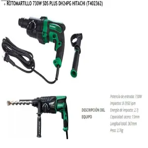 ROTOMARTILLO 730W  SDS PLUS MARCA HITACH