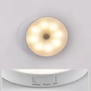 Mini Lámpara Pared Sensor Recargable