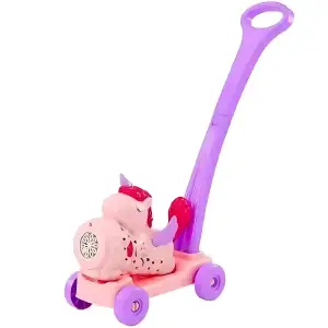 Carro Burbujero Unicornio Rosa Mango Lil