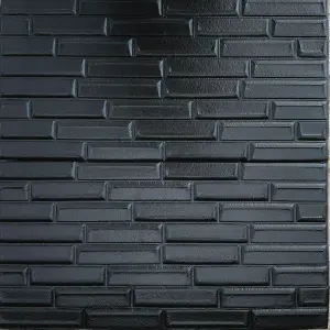 Panel Adhesivo oblicuo negro x 1u