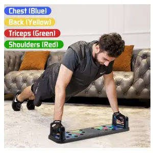 Tabla Push Up Con Bandas Fitness