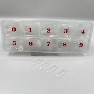 Caja de uñas postizas square