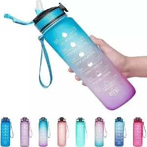 Termo Botella Agua Motivacional 1 litro