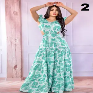 Vestido Estampado Largo 👗😍