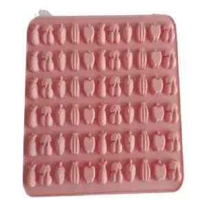 Molde Caritas Animales - Frutas Reposter