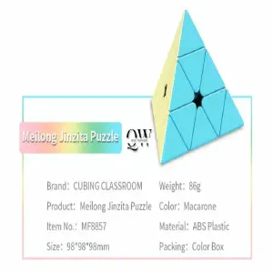 Cubo Rubik 3x3 Moyu Jinzita Meilong Maca