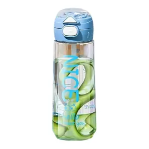 Botilito Agua Botella Pitillo Azul