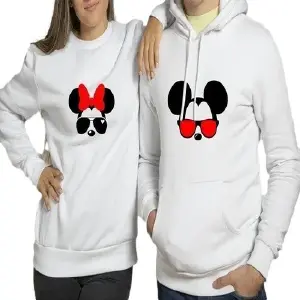 Buzos,Sacos Hoodies Parejas Mickey
