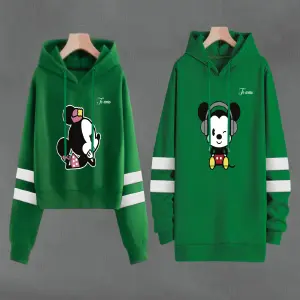 Buso Buzo, Hoodie MICKEY MOUSE VERDE